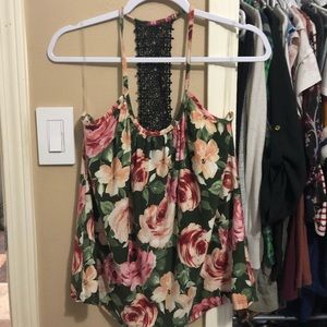 Floral tank top
